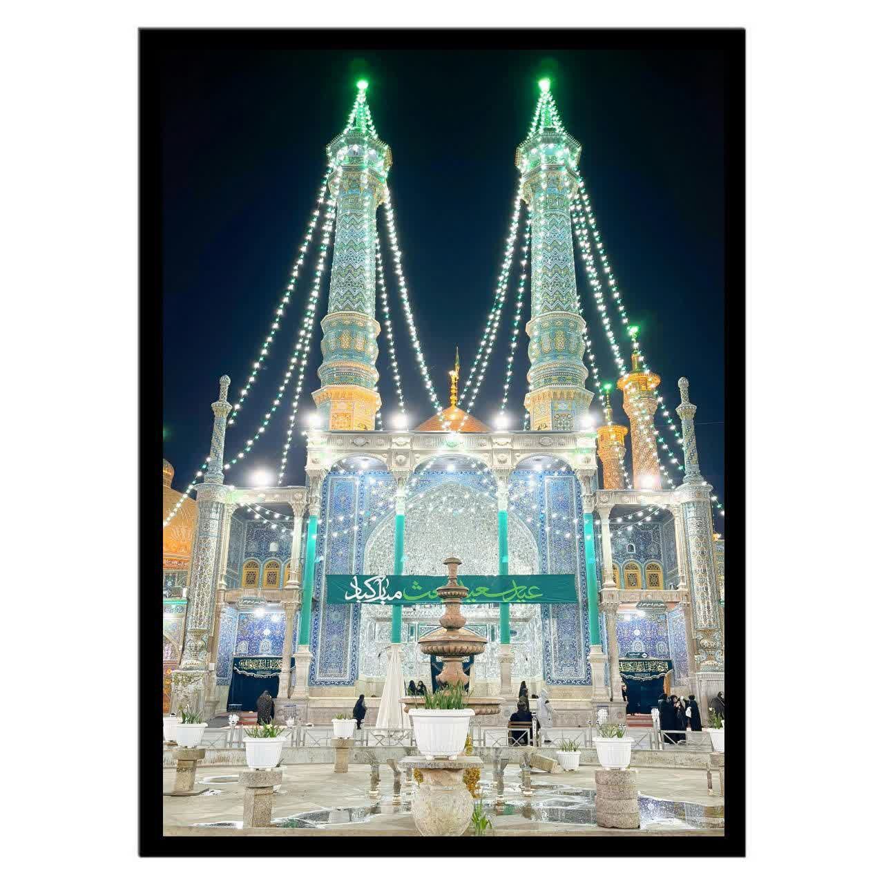 تابلو عکس مذهبی کد 2673