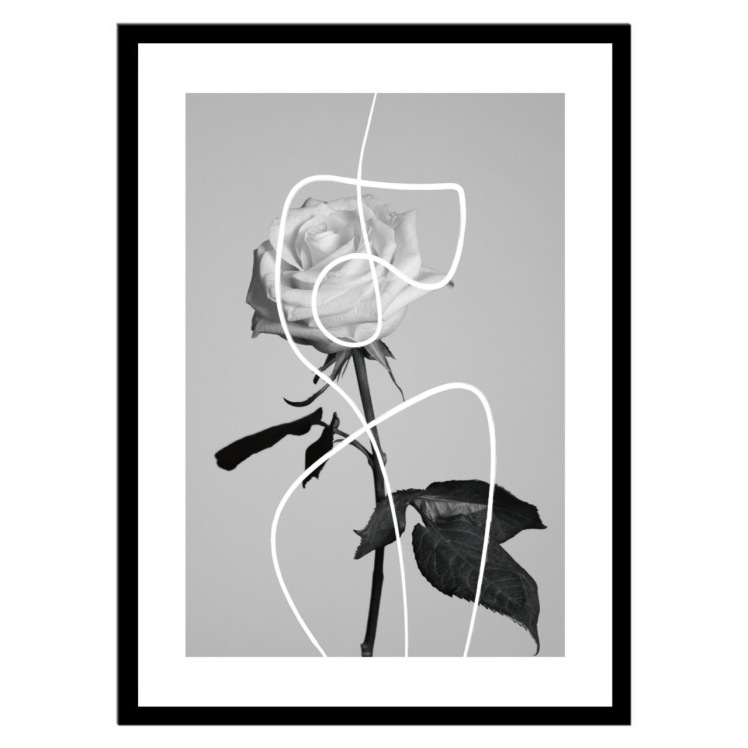 تابلو عکس سیاه و سفید کد 3050