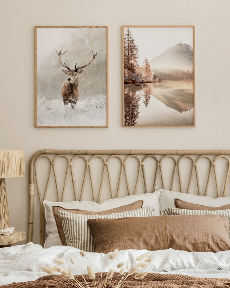 تابلو دکوراتیو دو تکه ( تریپتیک Triptych ) کد 187