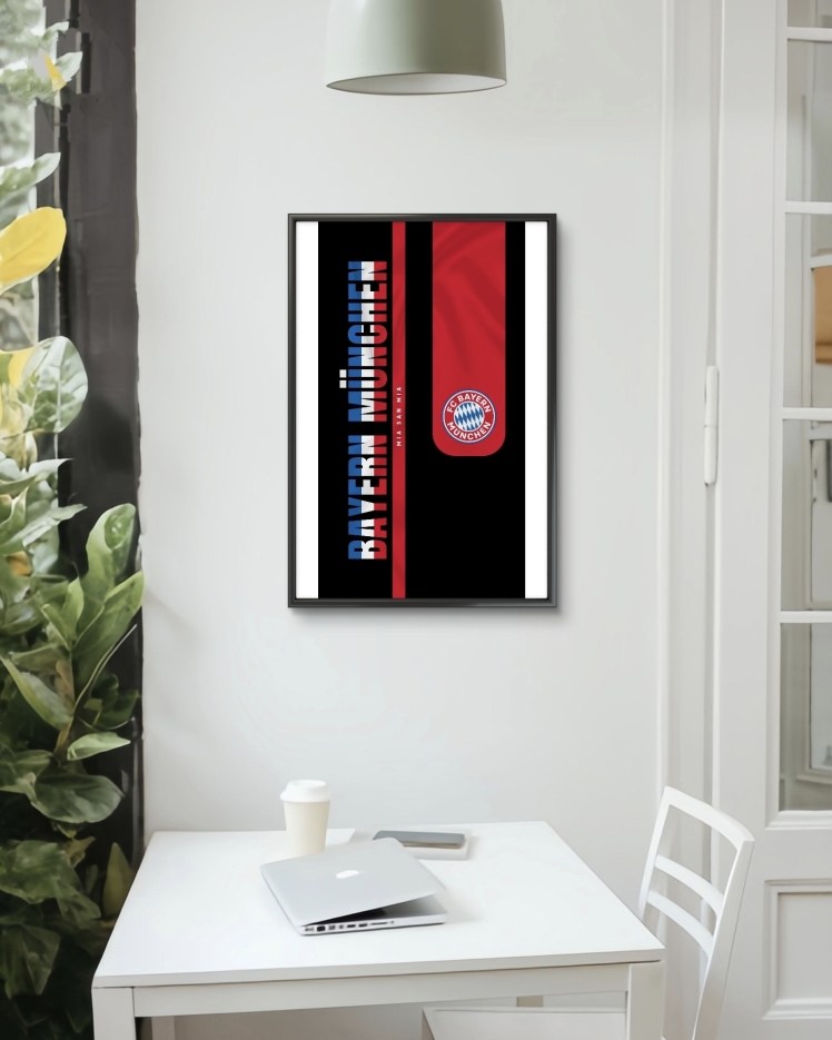 تابلو عکس فوتبالی بایرن مونیخ کد 2809