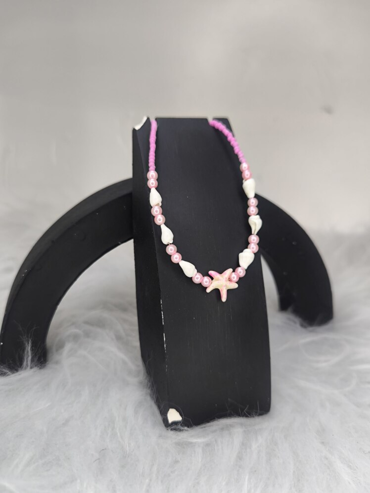 گردنبند صدف و ستاره