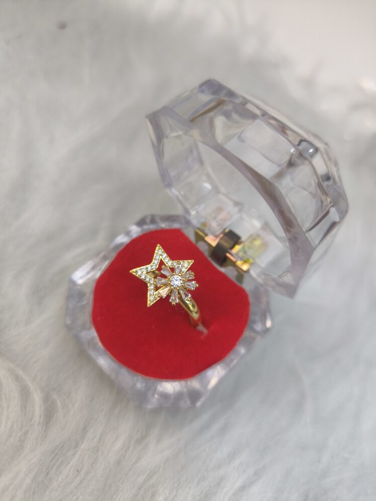 انگشتر جواهری زنانه (فری سایز)