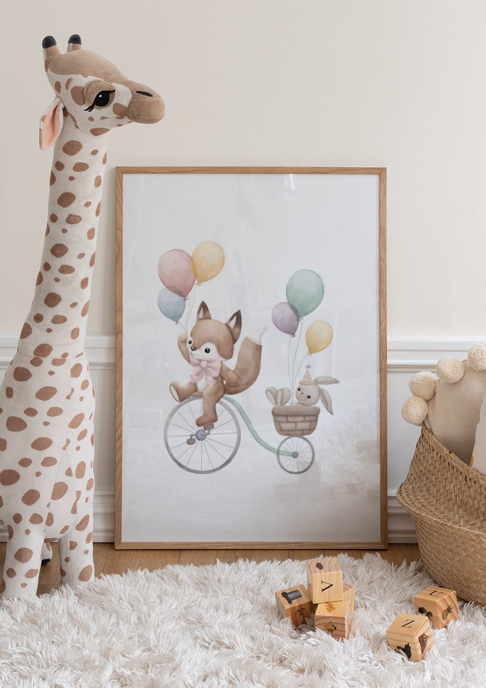  تابلو عکس اتاق کودک کد 3080 