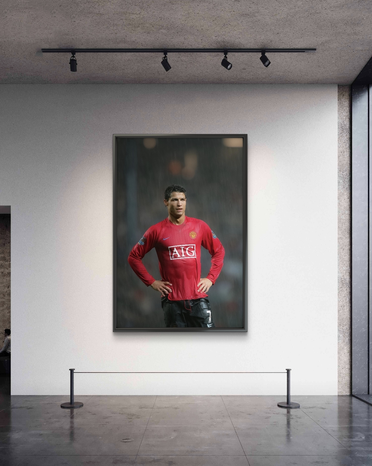  تابلو عکس فوتبالی رونالدو کد 2793 