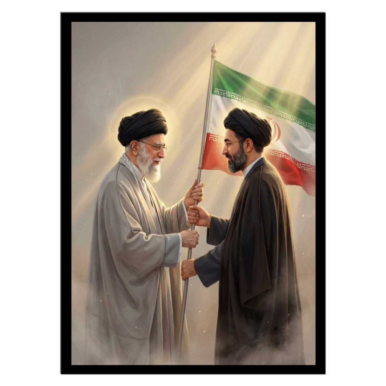  تابلو عکس مجتبی خامنه ای کد 3192 