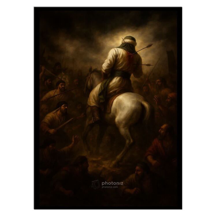 تابلو عکس مذهبی واقعه کربلا کد 2707