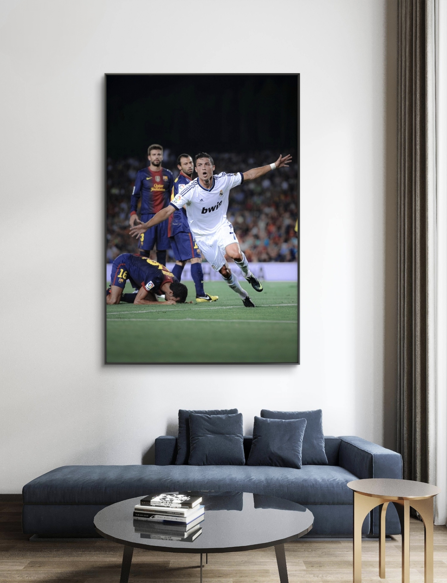  تابلو عکس فوتبالی رونالدو کد 2797 