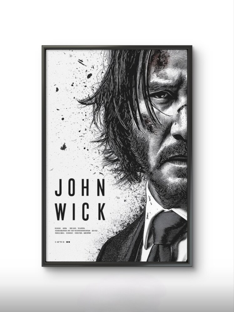 تابلو عکس فیلم و سریال ( جان ویک - John Wick ) کد 3220