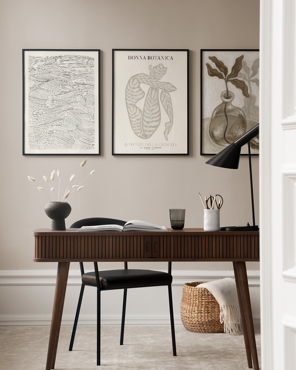  تابلو دکوراتیو سه تکه ( تریپتیک Triptych ) کد 1203 