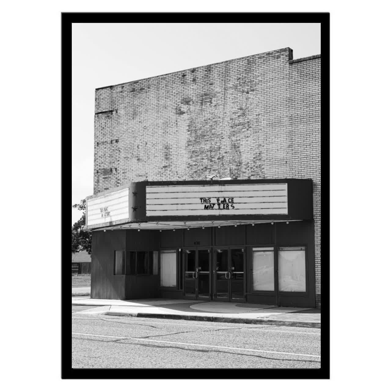  تابلو عکس سیاه و سفید کد 2637 