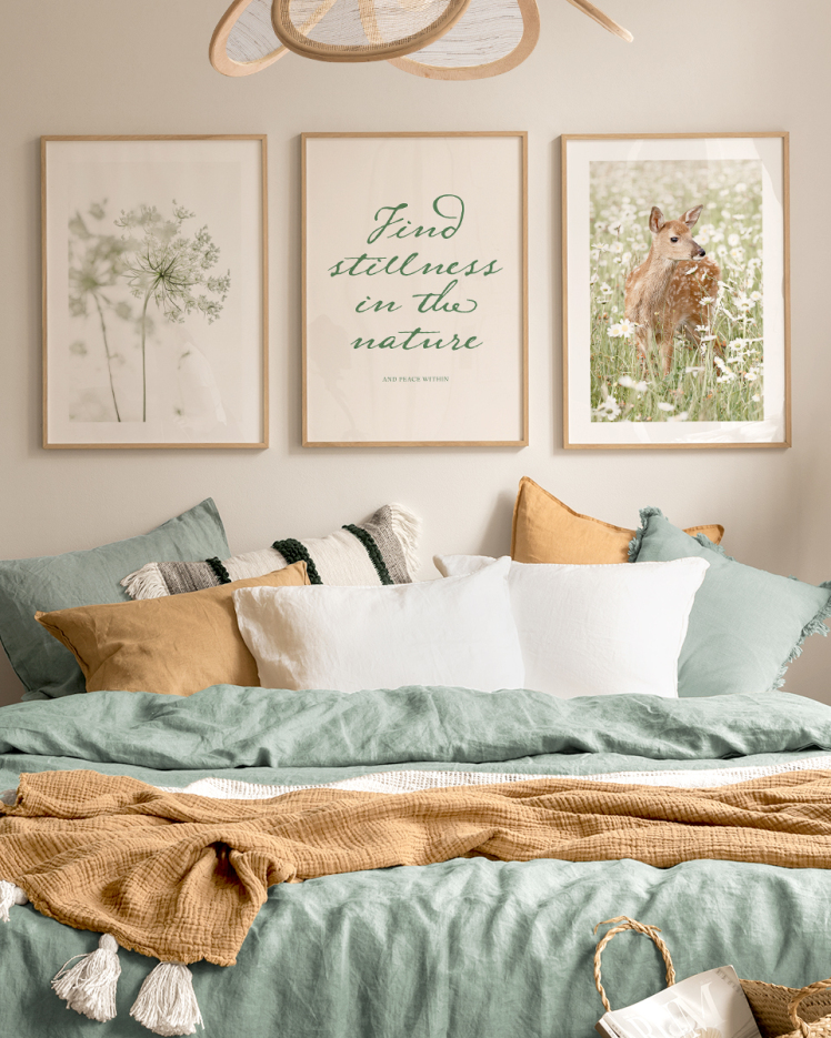 تابلو دکوراتیو سه تکه ( تریپتیک Triptych ) کد 149