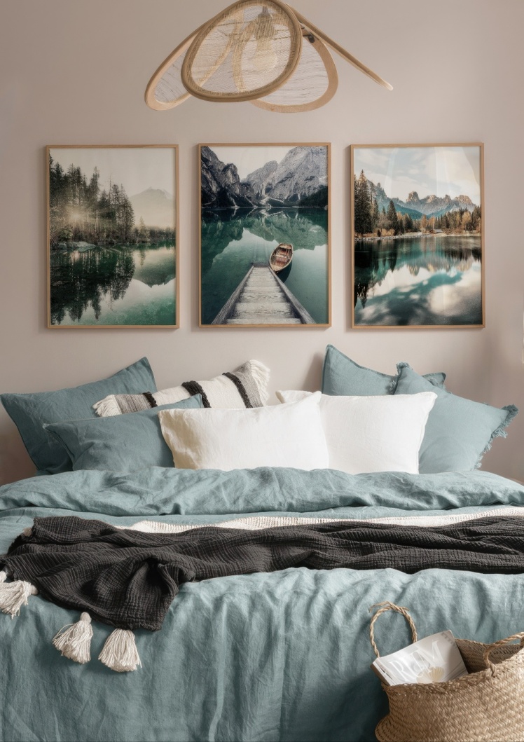 تابلو دکوراتیو سه تکه ( تریپتیک Triptych ) کد 1229