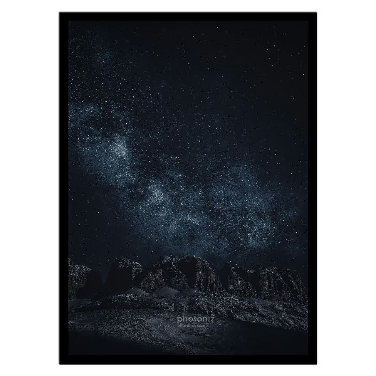  تابلو عکس ستاره و ماه کد 2594 