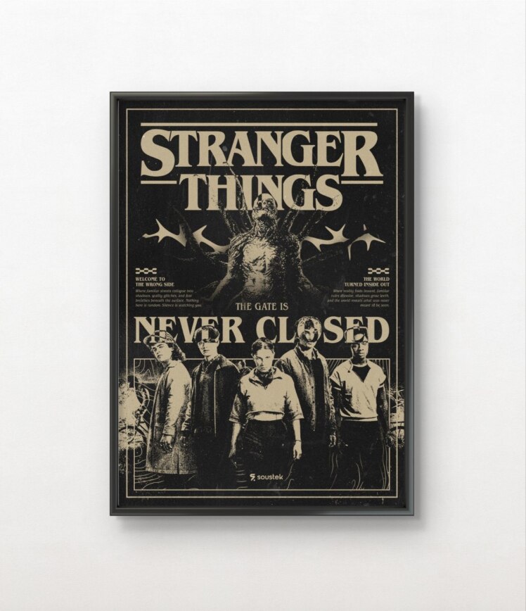 تابلو عکس فیلم و سریال ( استرنجر تینگز - Stranger Things ) کد 3211