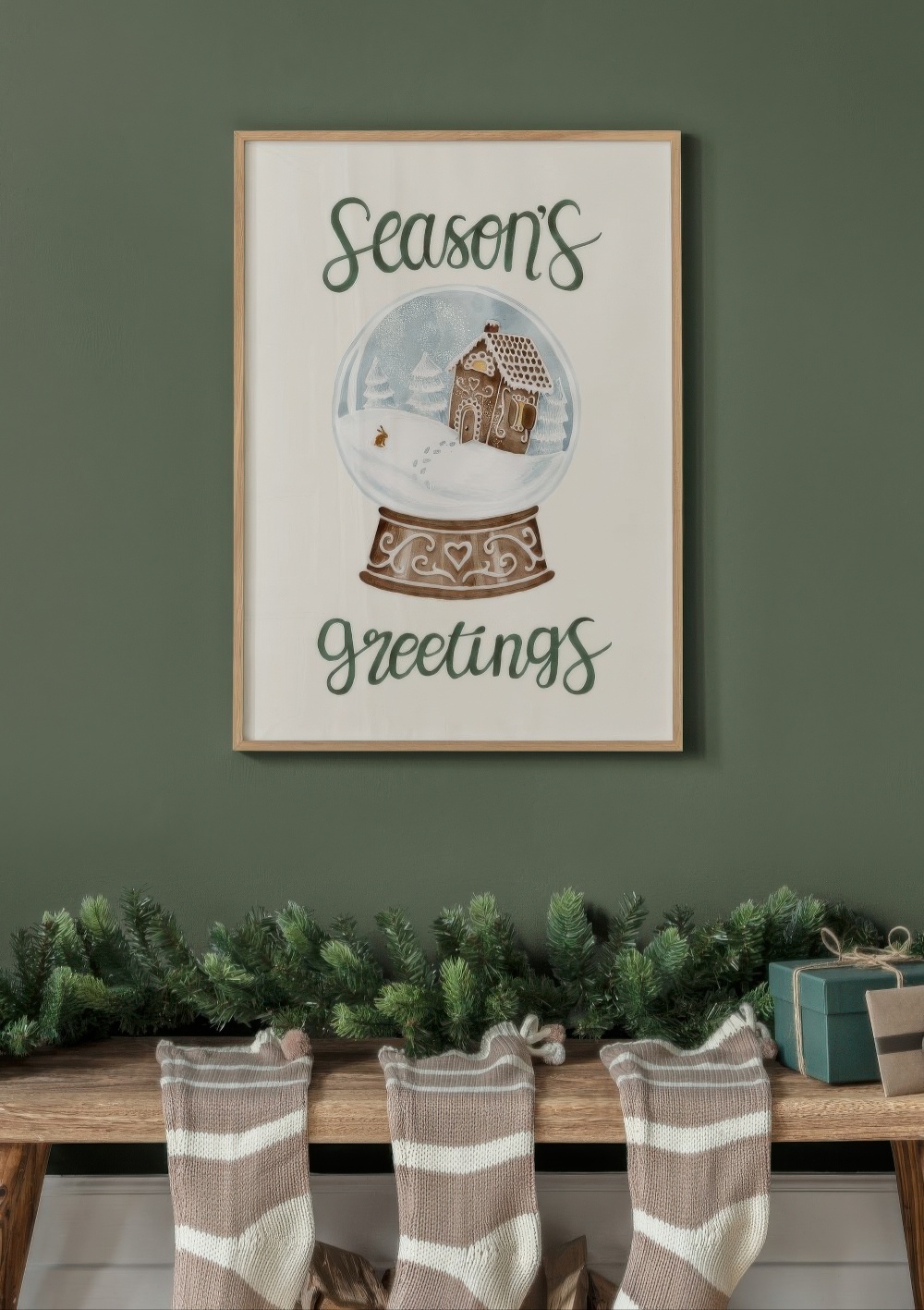  تابلو تایپوگرافی ( تبریک فصل ) کد 3101 