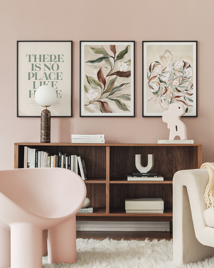 تابلو دکوراتیو سه تکه ( تریپتیک Triptych ) کد 84