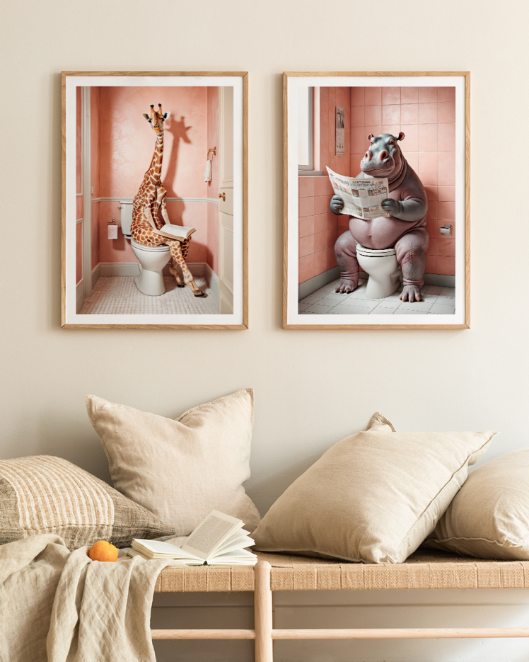 تابلو دکوراتیو دو تکه ( تریپتیک Triptych ) کد 96