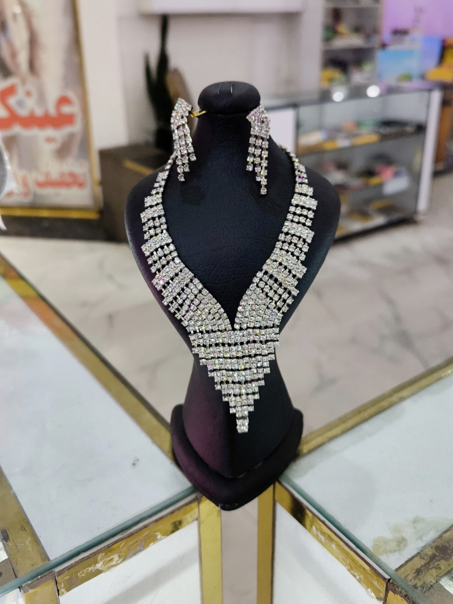  نیم ست جواهری آبکاری رادیوم 