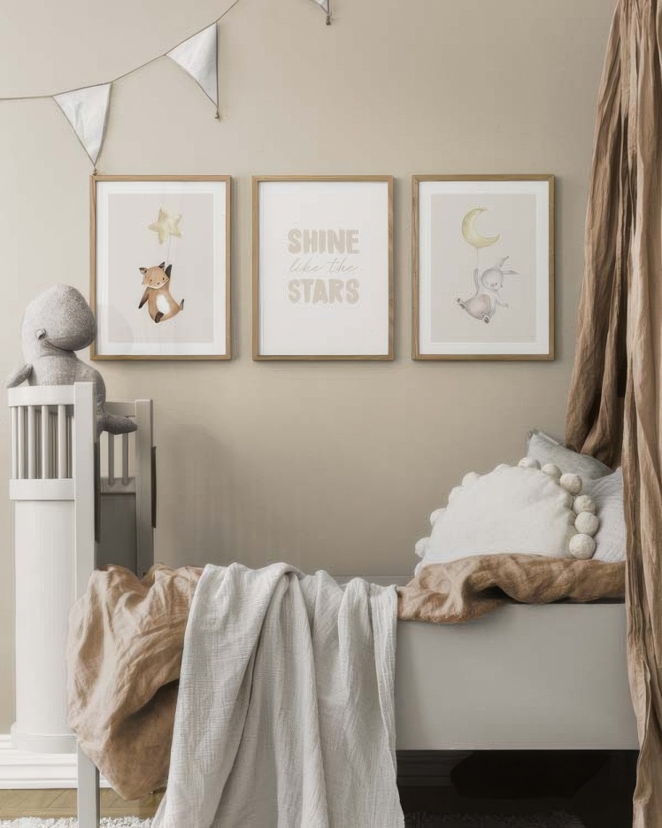 تابلو دکوراتیو سه تکه ( تریپتیک Triptych ) کد 105