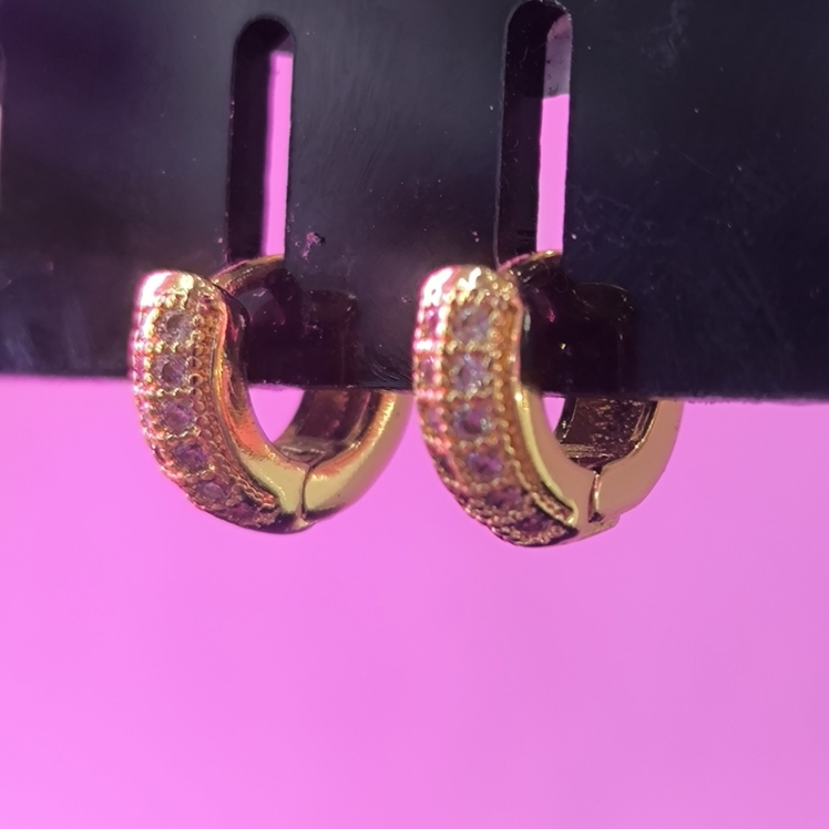 گوشواره استیل رنگ ثابت