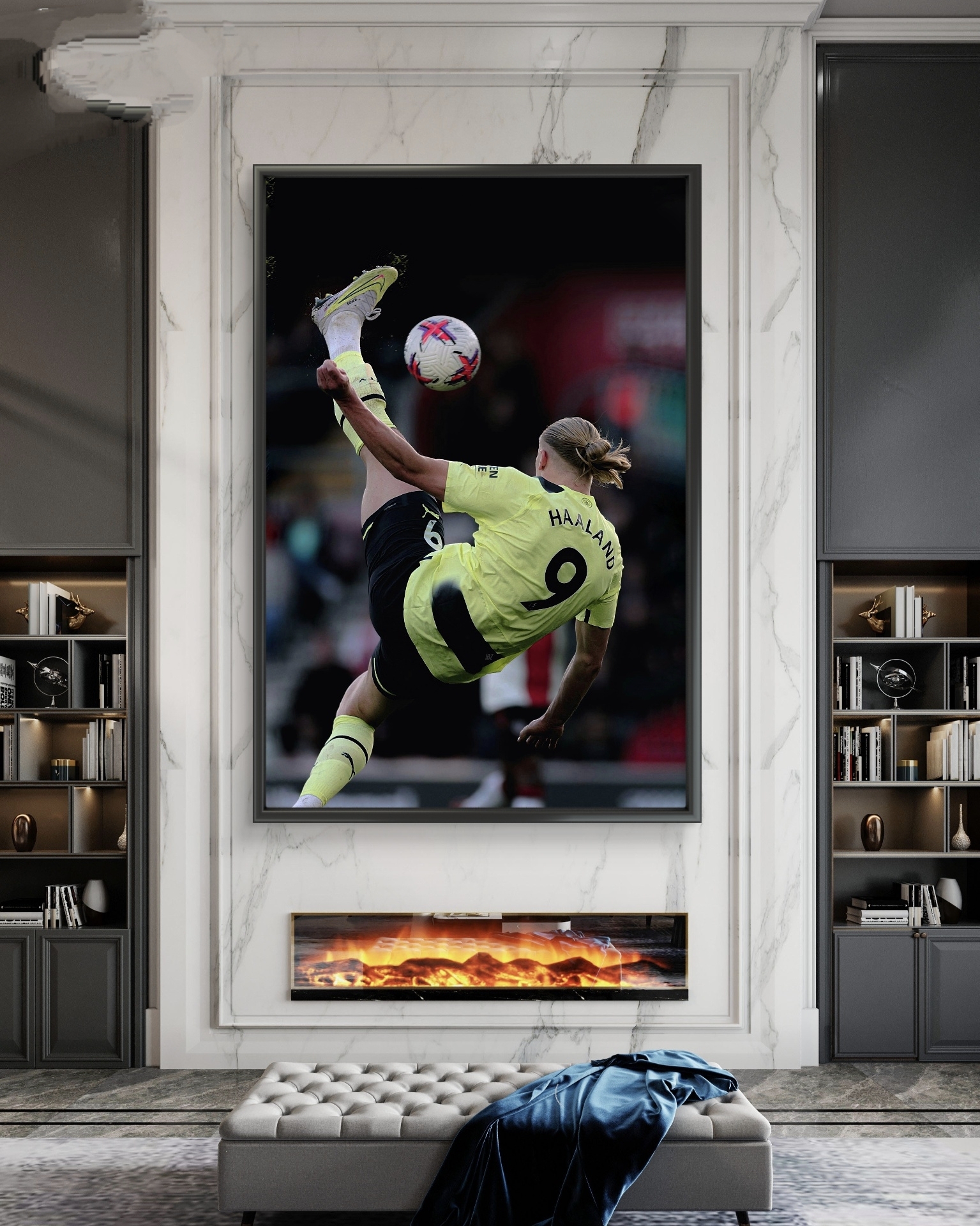  تابلو عکس فوتبالی هالند کد 2786 