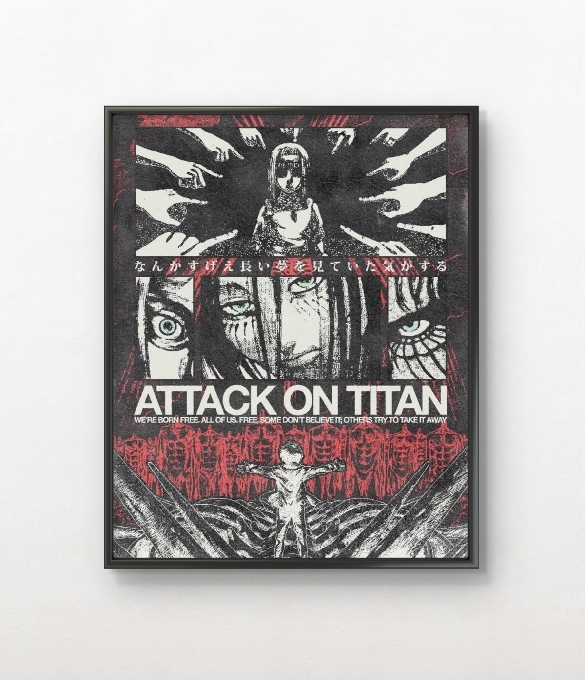  تابلو عکس فیلم و سریال ( اتک آن تایتان - Attack on Titan ) کد 3207 