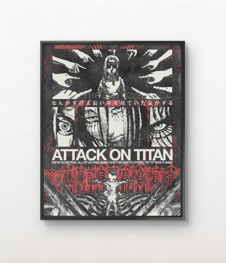 تابلو عکس فیلم و سریال ( اتک آن تایتان - Attack on Titan ) کد 3207