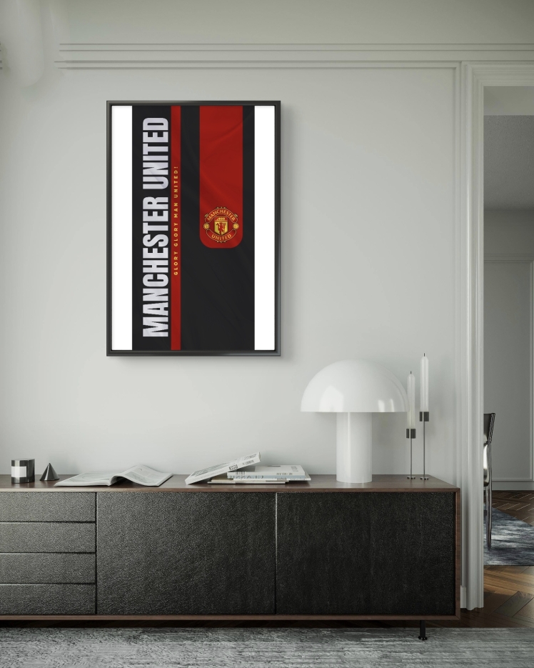 تابلو عکس فوتبالی منچستر یونایتد کد 2810