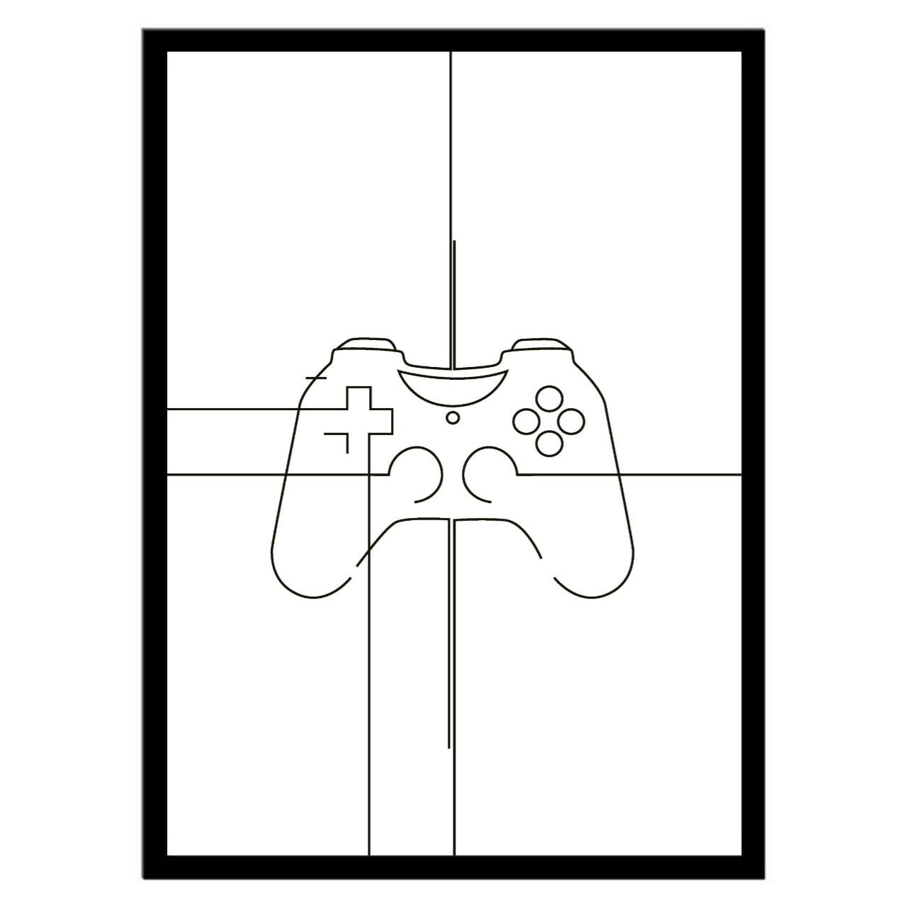  تابلو عکس سیاه و سفید کد 3052 