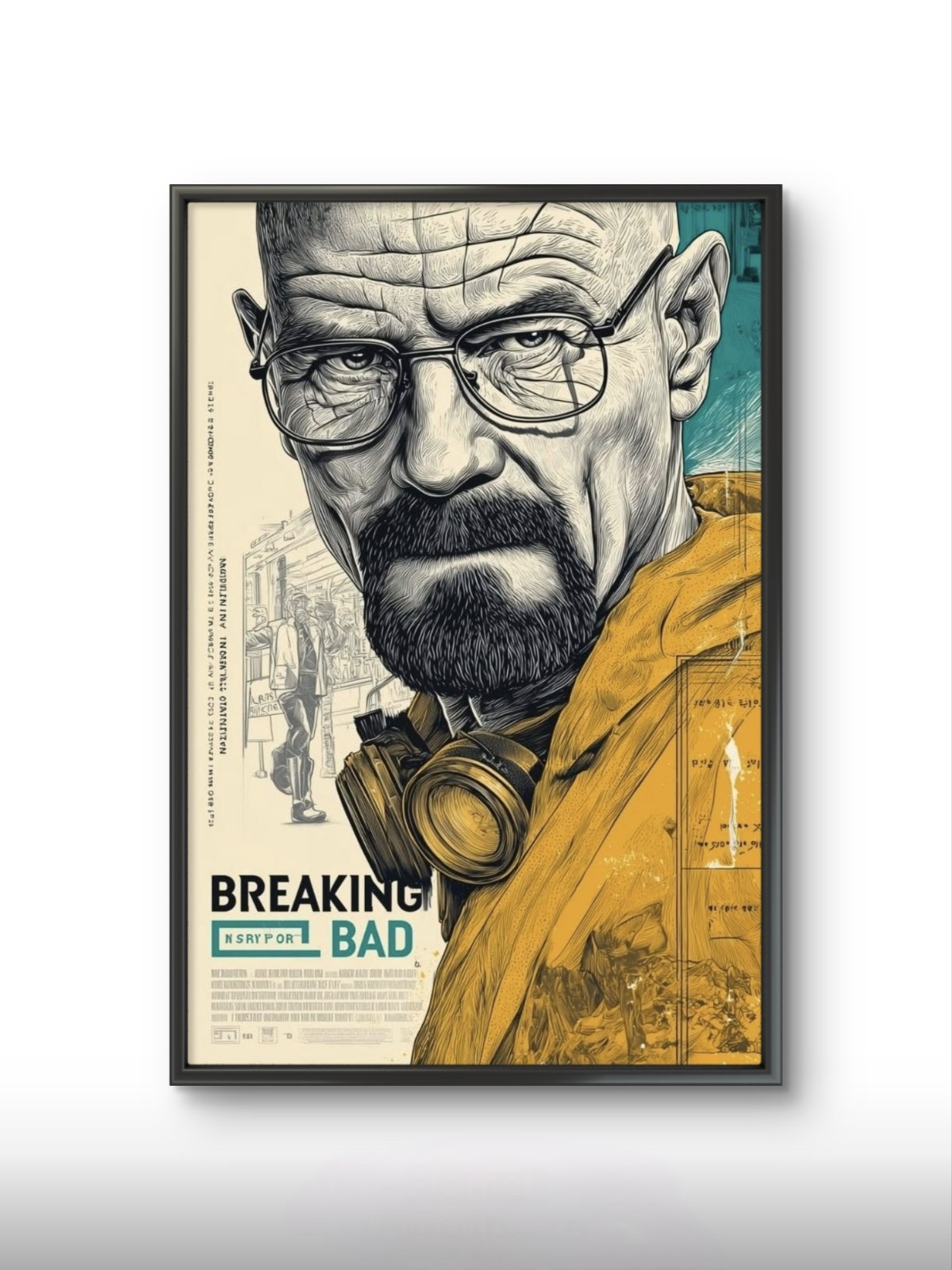  تابلو عکس فیلم و سریال ( برکینگ بد - Breaking Bad ) کد 3215 