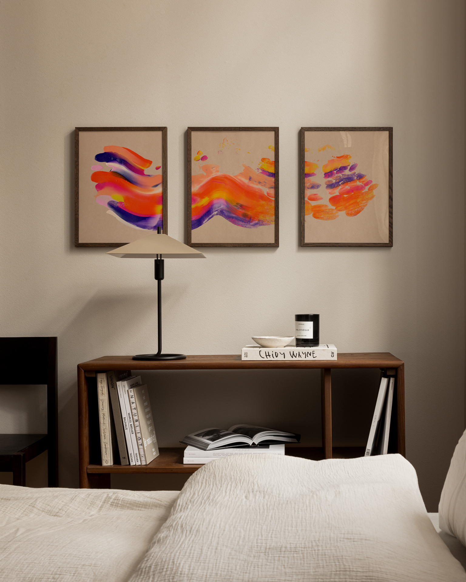 تابلو دکوراتیو سه تکه ( تریپتیک Triptych ) کد 121