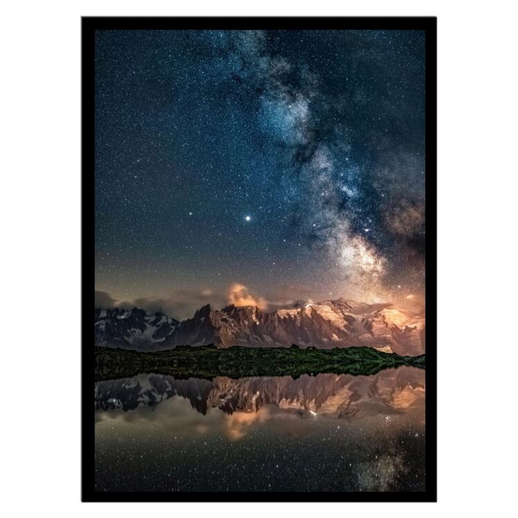 تابلو عکس ستاره و ماه کد 2612