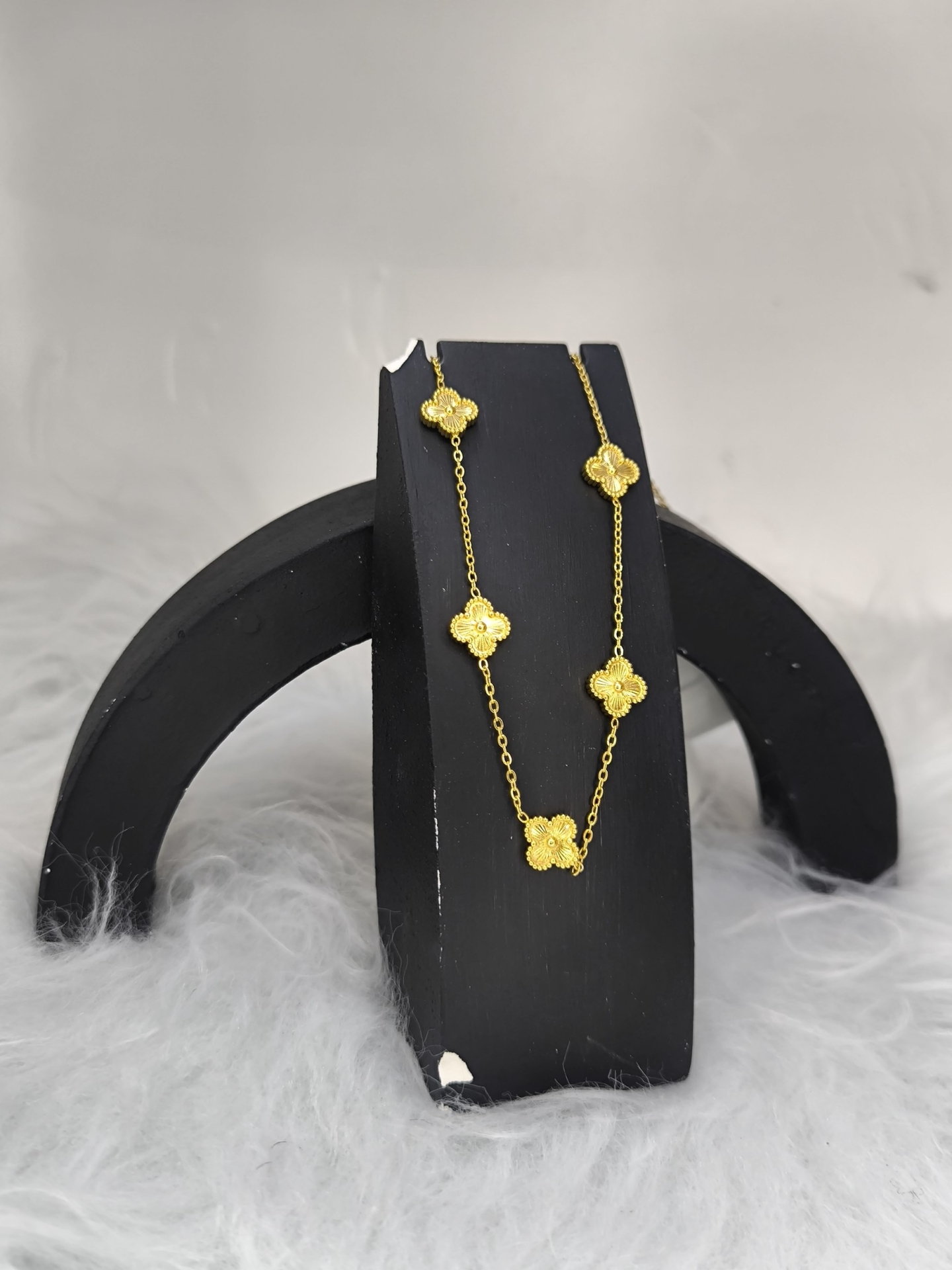  گردنبند ونکلیف طلایی 