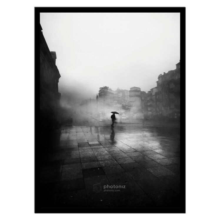 تابلو عکس سیاه و سفید کد 2636