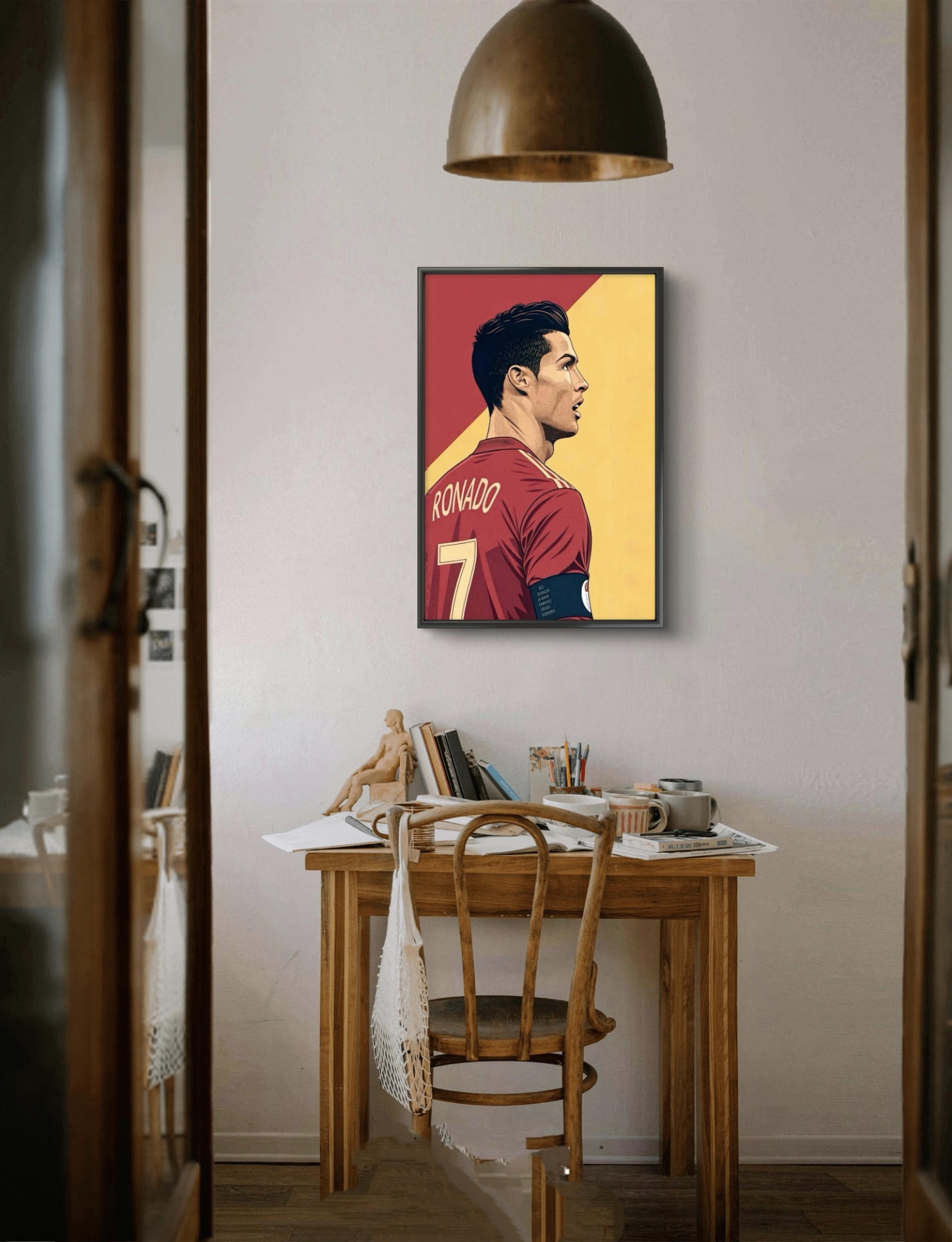  تابلو عکس فوتبالی رونالدو کد 2973 