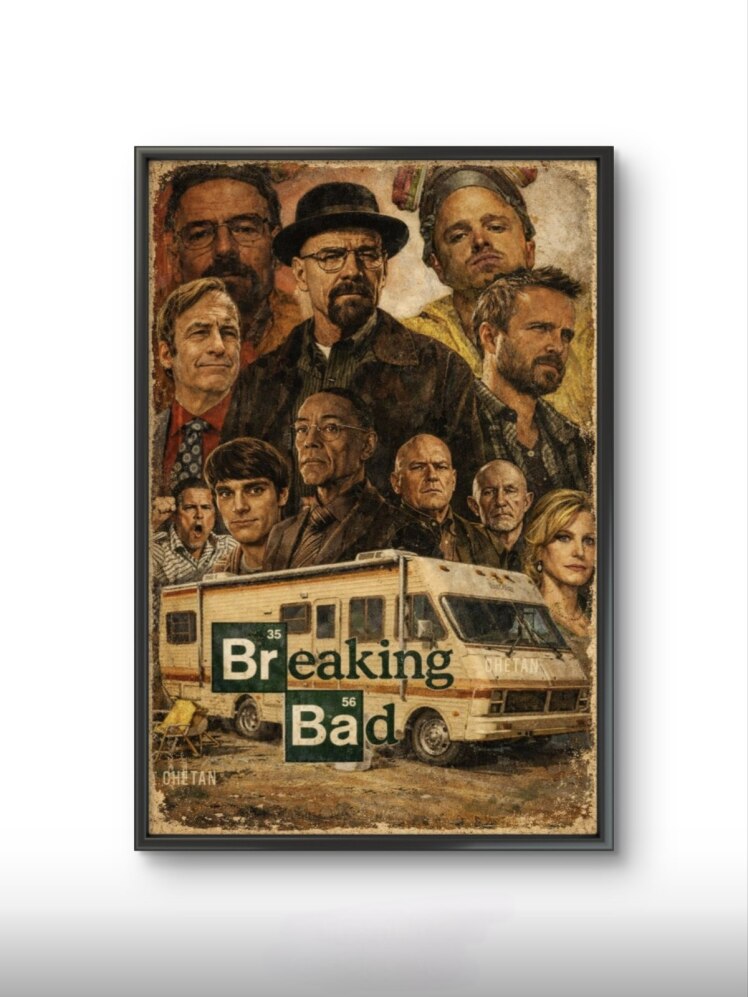 تابلو عکس فیلم و سریال ( برکینگ بد - Breaking Bad ) کد 3284