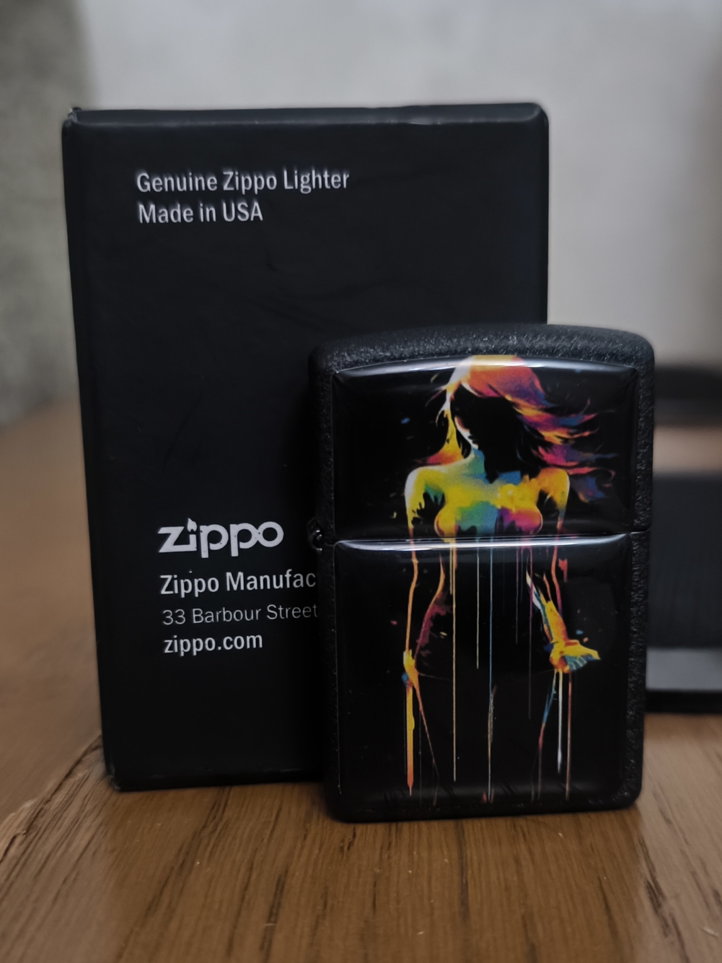  فندک طرح زیپو بنزینی طرح دار 