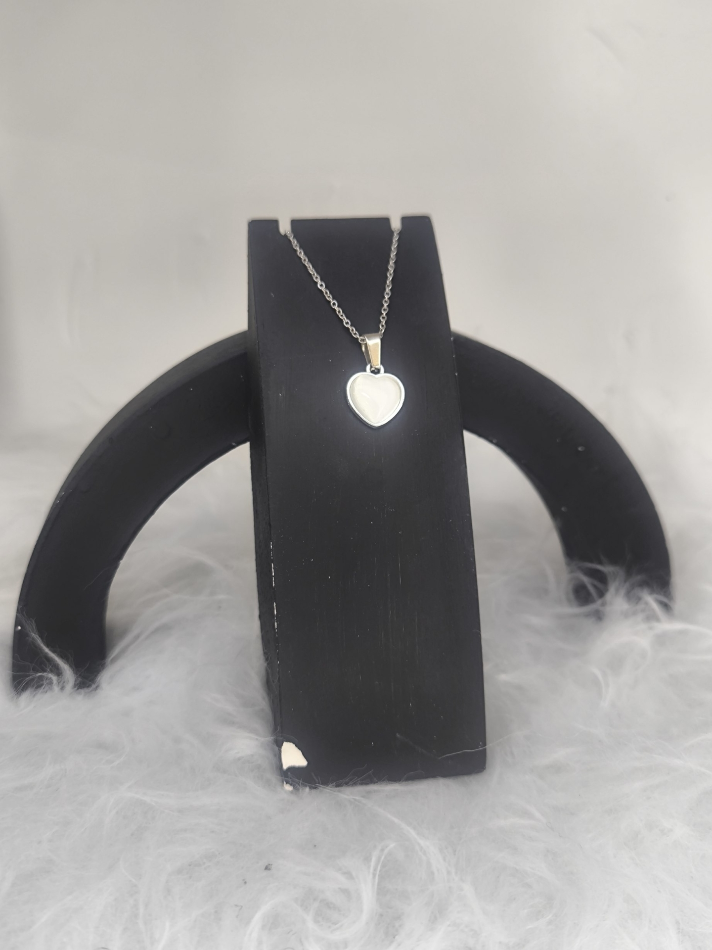  گردنبند جواهری طرح قلب 