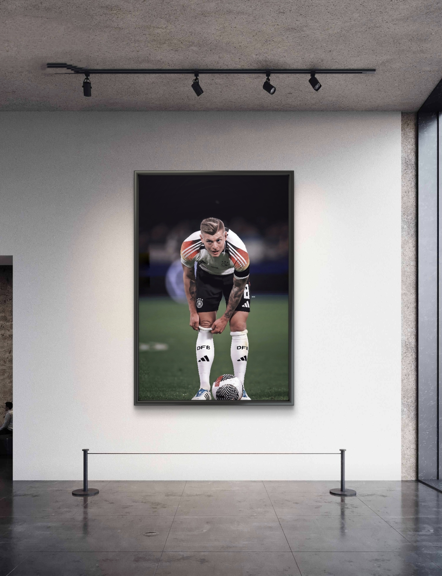  تابلو عکس فوتبالی کروس کد 2801 