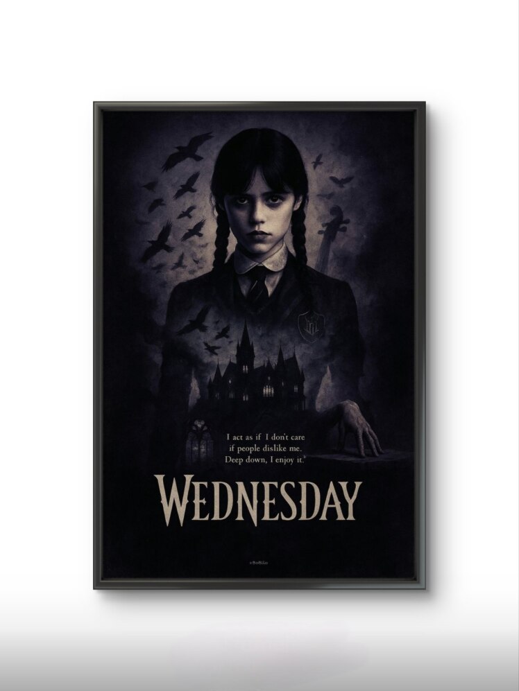 تابلو عکس فیلم و سریال ( ونزدی - Wednesday ) کد 3276
