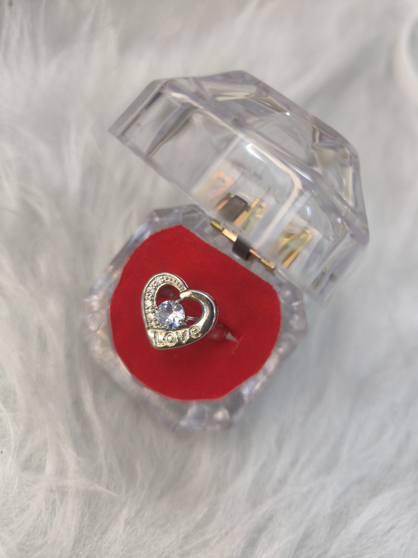  انگشتر جواهری زنانه (فری سایز) 