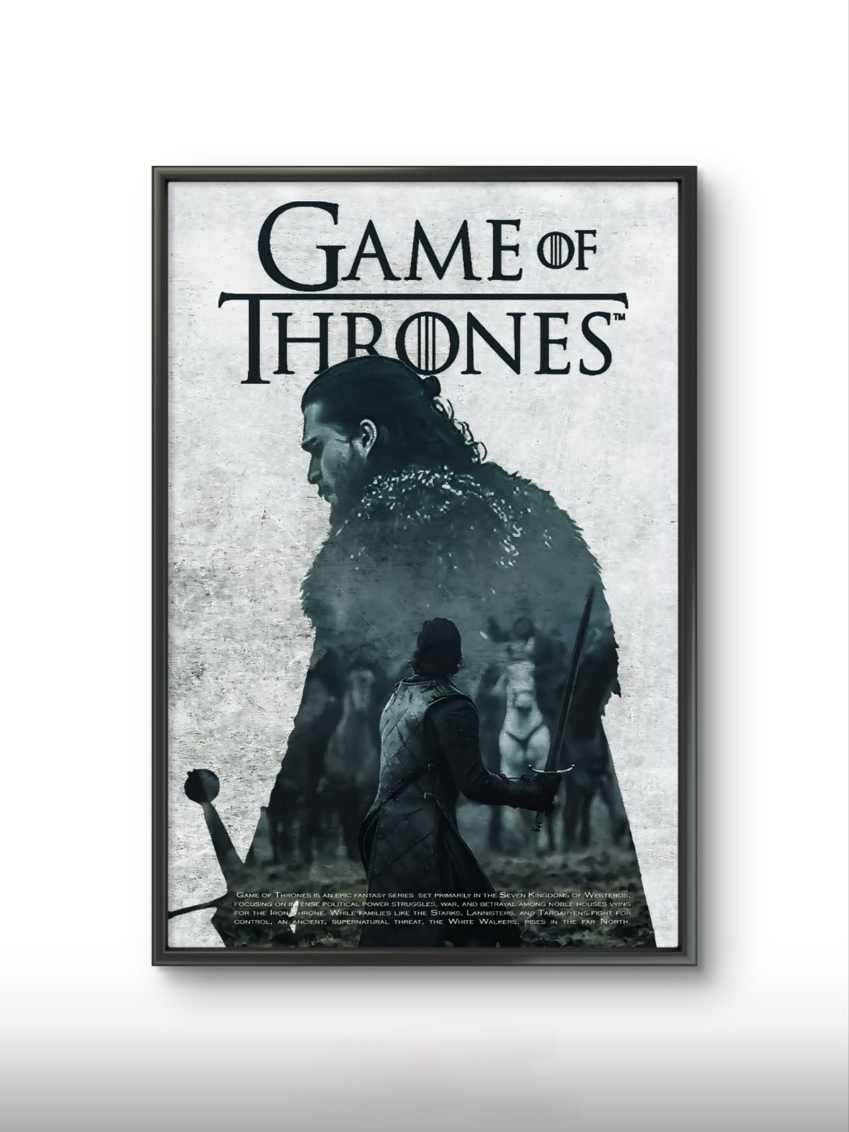  تابلو عکس فیلم و سریال ( بازی تاج‌ و تخت - Game of Thrones ) کد 3294 
