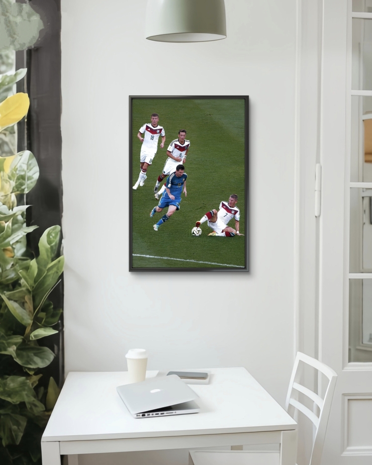 تابلو عکس فوتبالی مسی کد 2791