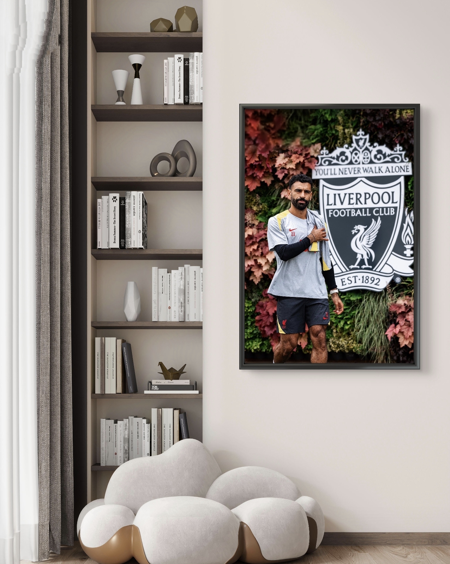  تابلو عکس فوتبالی صلاح کد 2785 