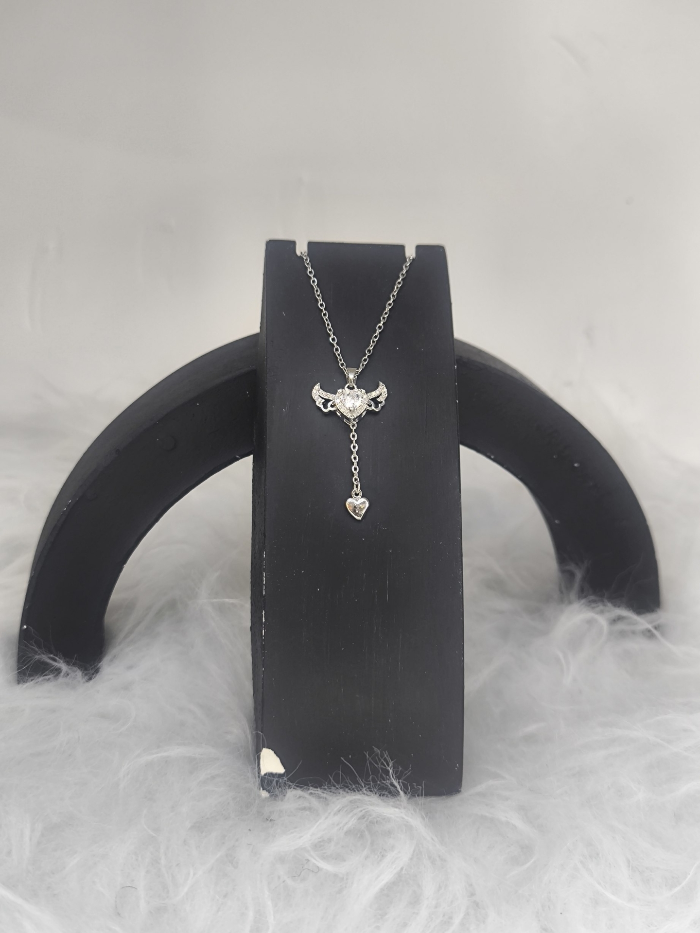  گردنبند جواهری طرح قلب 