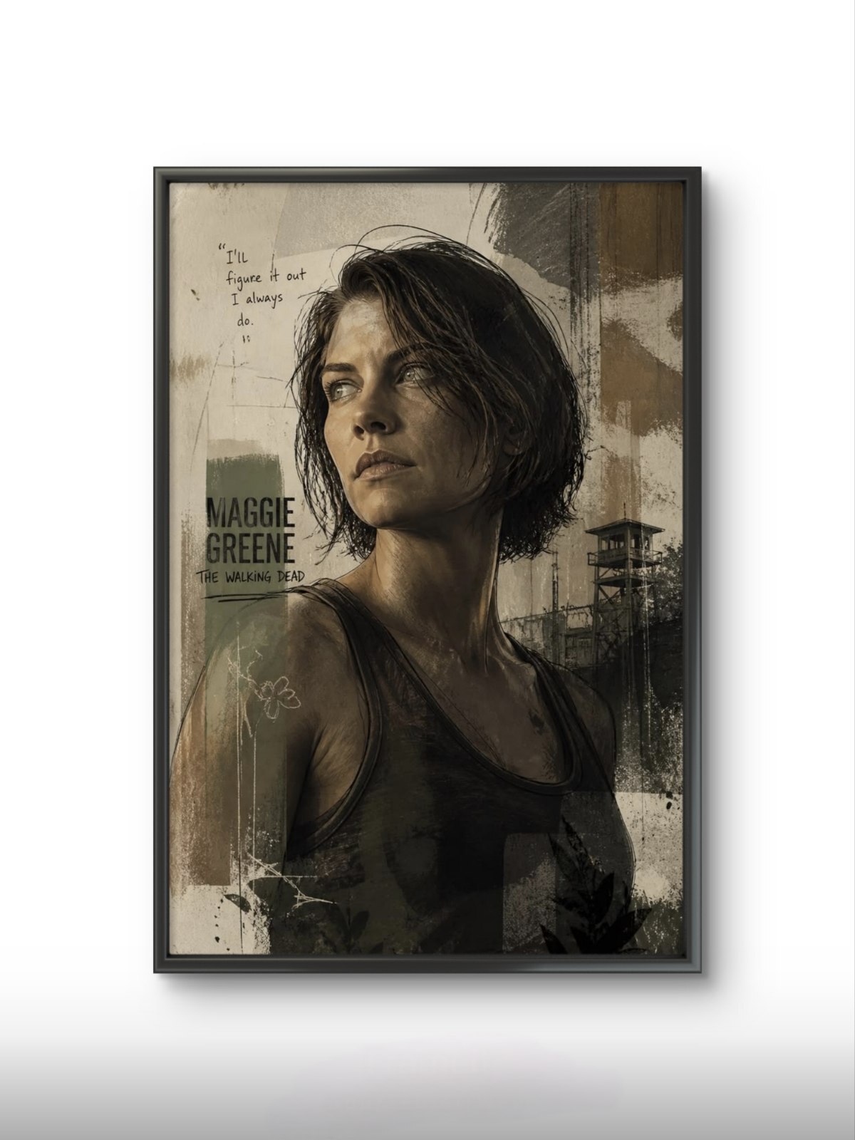  تابلو عکس فیلم و سریال ( مردگان متحرک - The Walking Dead ) کد 3267 