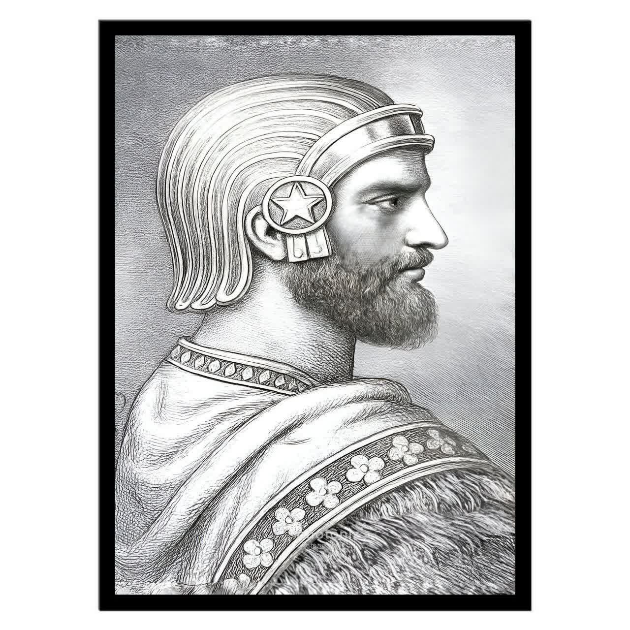 تابلو عکس کوروش کد 2736