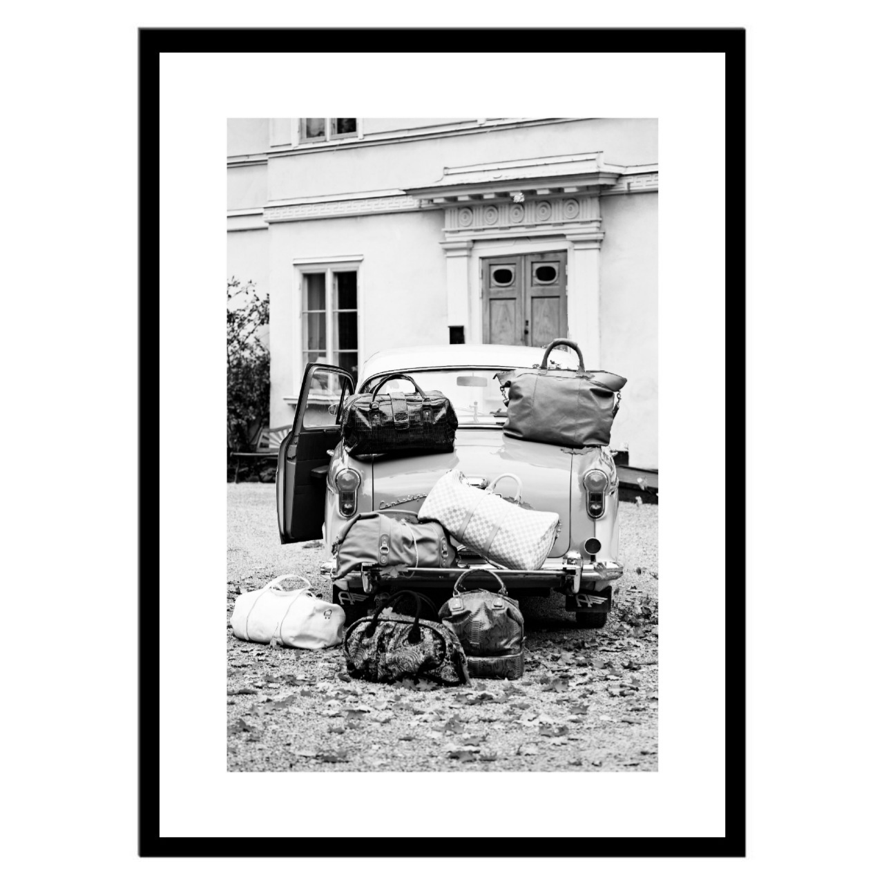  تابلو عکس سیاه و سفید کد 3030 