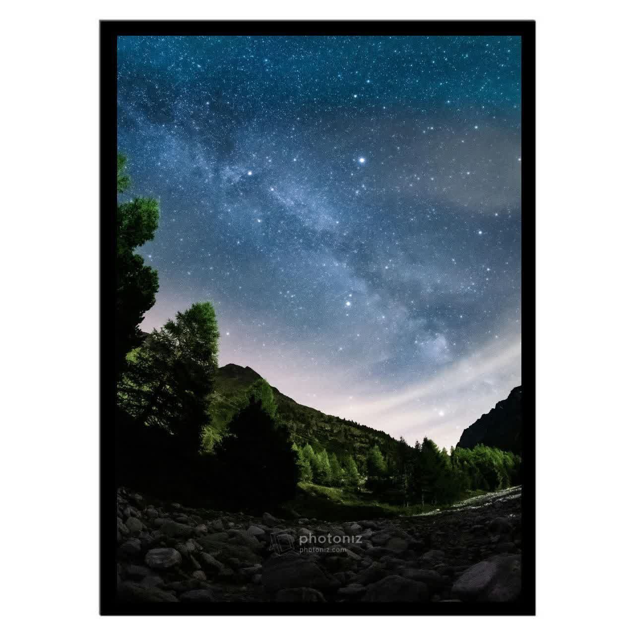  تابلو عکس ستاره و ماه کد 2597 