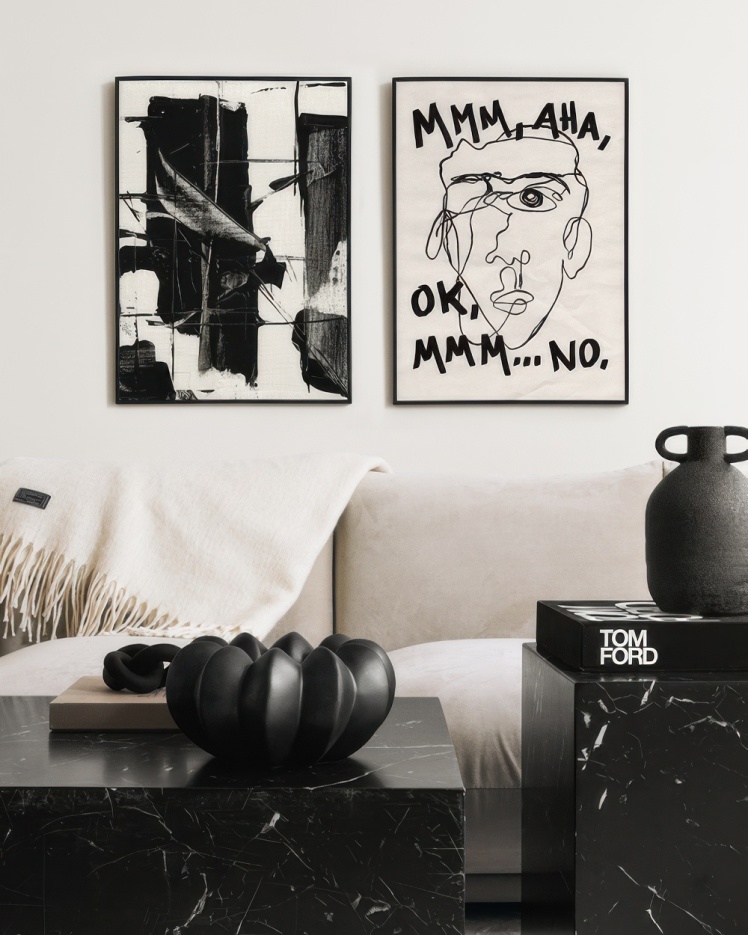 تابلو دکوراتیو دو تکه ( تریپتیک Triptych ) کد 70